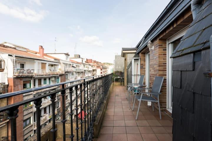 Apartamento Luminoso Atico en San-Sebastián + Wifi San Sebastián Exterior foto